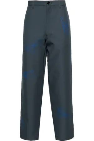 Comme des Garçons Pantalones anchos con pintura en espray