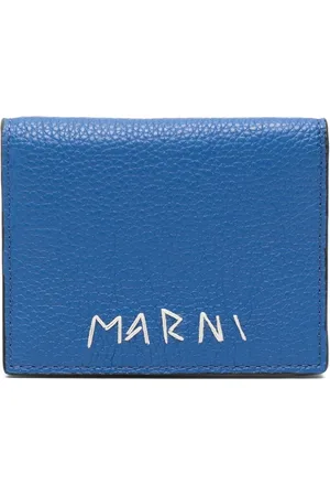 Marni Cartera plegable con logo bordado