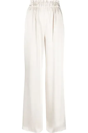 Claudie Pierlot Pantalones anchos con cintura fruncida