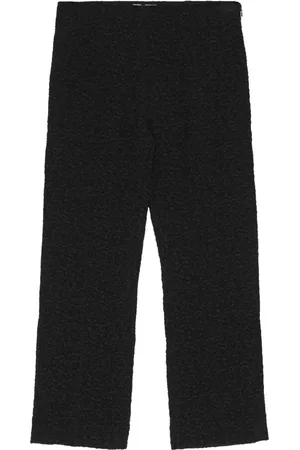 Ganni Pantalones capri texturizados