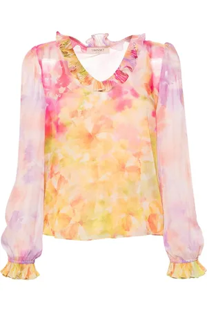 Twin-Set Blusa con motivo floral