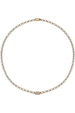 Officina Bernardi Collar Lumen en oro amarillo y blanco de 18 ct con diamantes