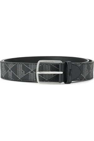 Lacoste Cinturón con logo grabado