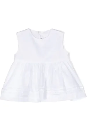 Il gufo Vestido midi con logo bordado