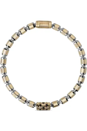 Officina Bernardi Pulsera Lumen en oro blanco y amarillo de 18 ct con diamantes