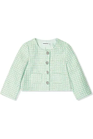 Self-Portrait Chaqueta en bouclé con botones