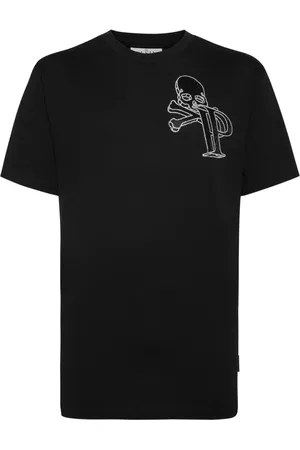 Philipp Plein Camiseta con apliques de strass