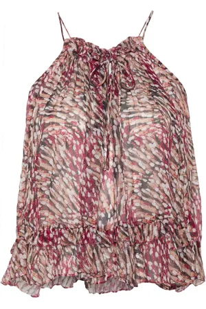 Marant Etoile Top Fabino con cuello halter