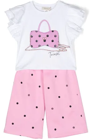 Twin-Set Conjunto con motivo de lunares