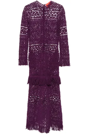 La DoubleJ Vestido de macramé Lacey Swing