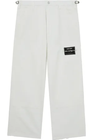 Izzue Pantalones anchos con parche del logo