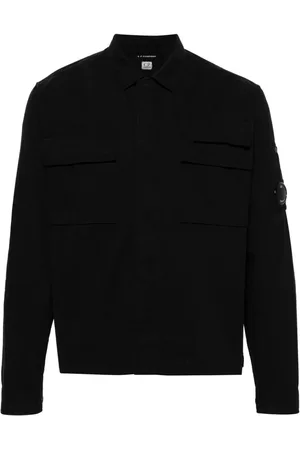 C.P. Company Camisa con detalle de lentes