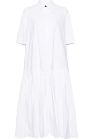 Jil Sander Vestido camisero de tiro caído