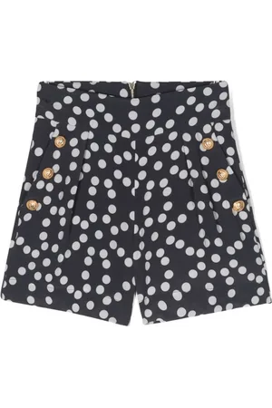 Balmain Pantalones cortos con botones Lion Head