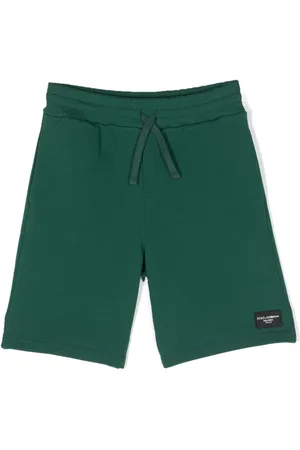 Dolce & Gabbana Pantalones cortos de chándal con parche del logo