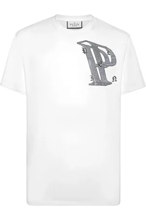 Philipp Plein Camiseta con apliques de strass