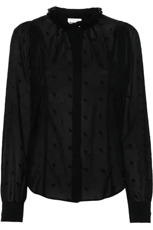 Marant Etoile Blusa Terzali con bordado floral