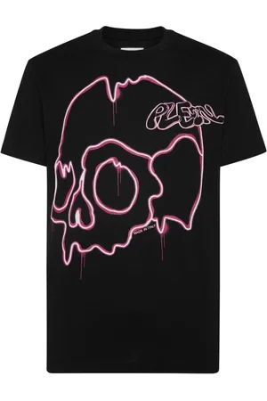 Philipp Plein Camiseta Dripping Skull