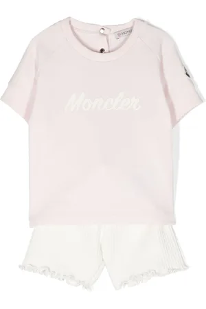Moncler Conjunto con logo estampado