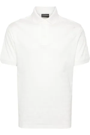 Emporio Armani Polo con logo en jacquard
