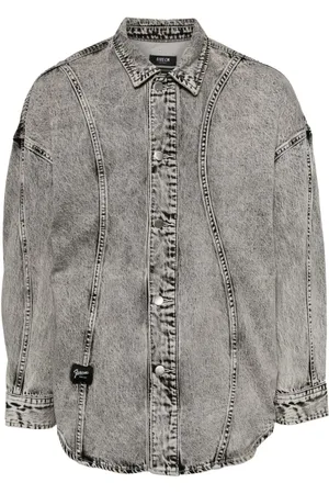FIVE CM Camisa vaquera con efecto lavado
