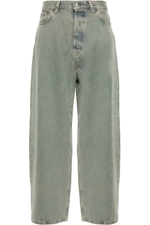 Acne Studios Vaqueros anchos de talle medio