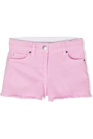 Stella McCartney Pantalones vaqueros cortos con flecos