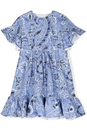 Etro Vestido con estampado de cachemira