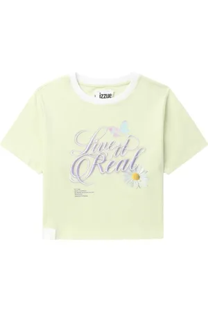 Izzue Camiseta con frase estampada