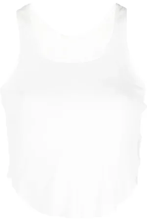 Rick Owens Top corto estilo jersey