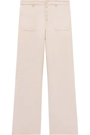 Courrèges Pantalones anchos con botones