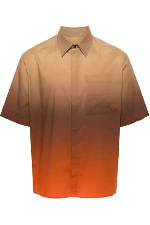 Msgm Camisa con logo bordado