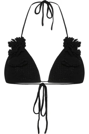 Self-Portrait Top de bikini de ganchillo
