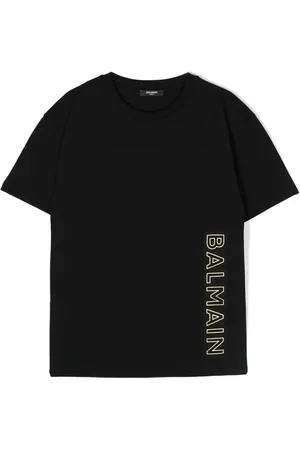 Balmain Camiseta con logo en relieve