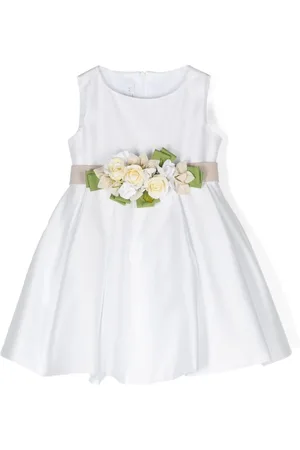 COLORICHIARI Vestido con aplique floral
