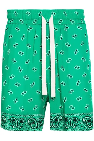 Palm Angels Bermudas náuticas con motivo de cachemira