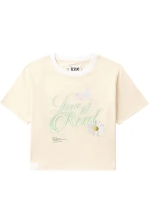 Izzue Camiseta con frase estampada