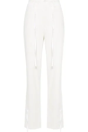 LEMAIRE Pantalones rectos de algodón