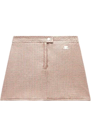 Courrèges Minifalda Re-edition a cuadros