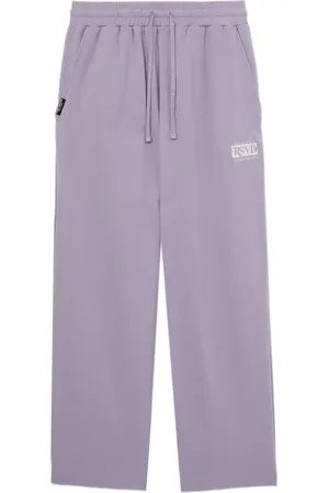 Izzue Pantalones de chándal con logo bordado