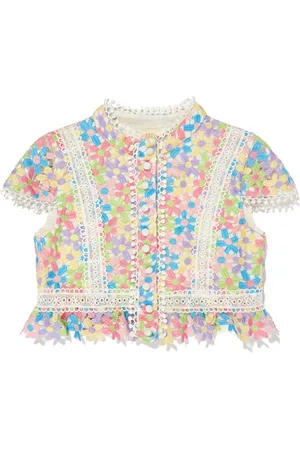 Marlo Top Giselle con encaje floral