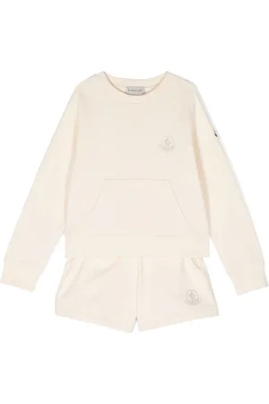 Moncler Conjunto corto con logo bordado