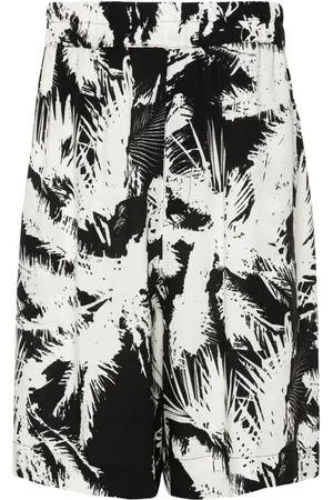 LANEUS Bermudas con estampado abstracto