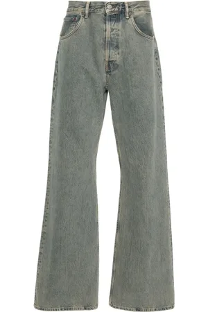 Acne Studios Vaqueros anchos de talle medio