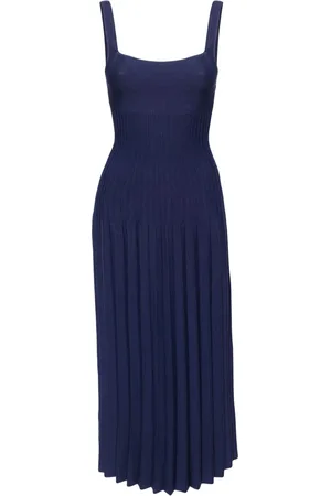 Staud Vestido midi Ellison plisado