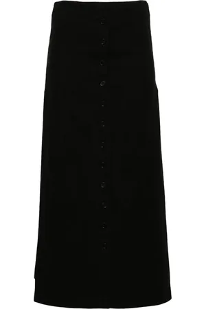 Loulou de Saison Falda Atriblack con botones