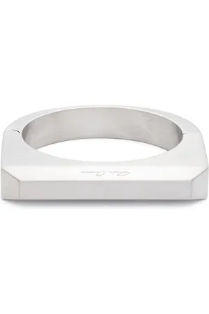 Rick Owens Pulsera con logo grabado