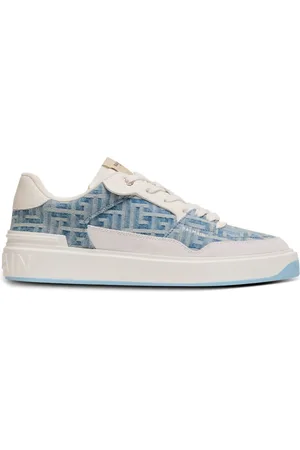 Balmain Zapatillas B-Court con paneles vaqueros