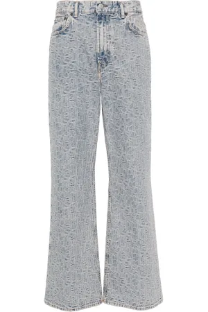 Acne Studios Vaqueros anchos con monograma