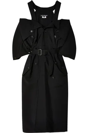 JUNYA WATANABE Vestido midi estilo gabardina